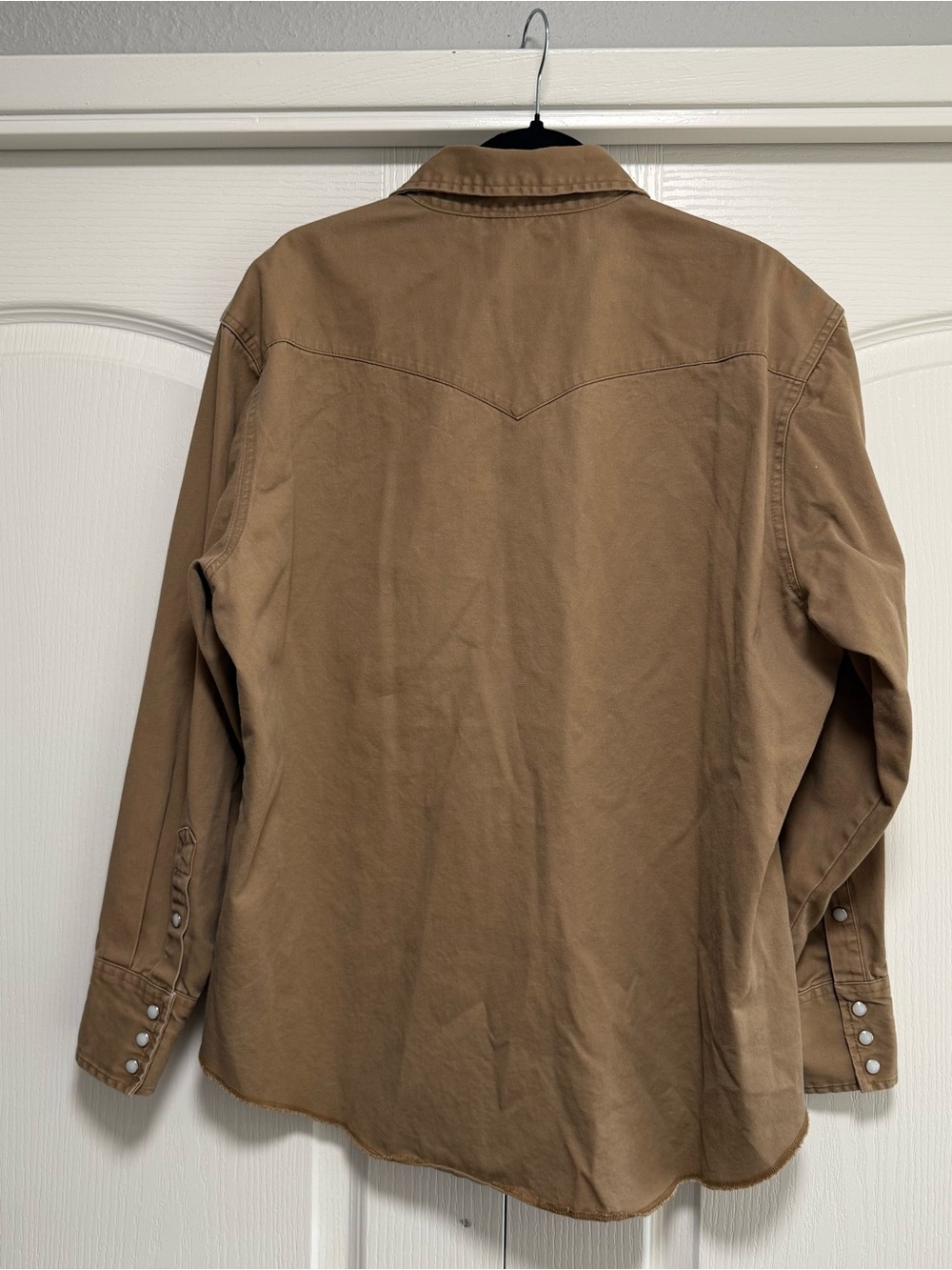 Wrangler Brown Western Snap Shirt - Picture 6 of 6